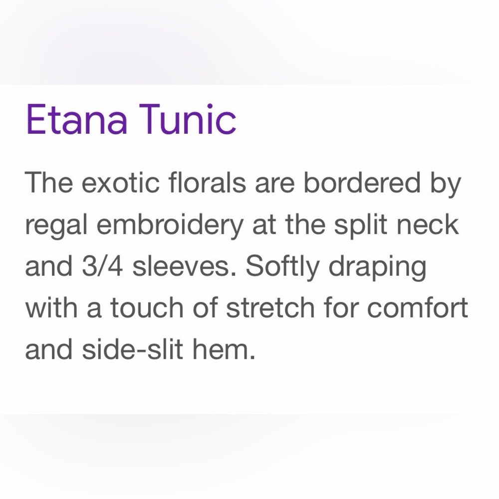 Sundance Mustard Floral Tunic - Etana - Picture 5 of 14